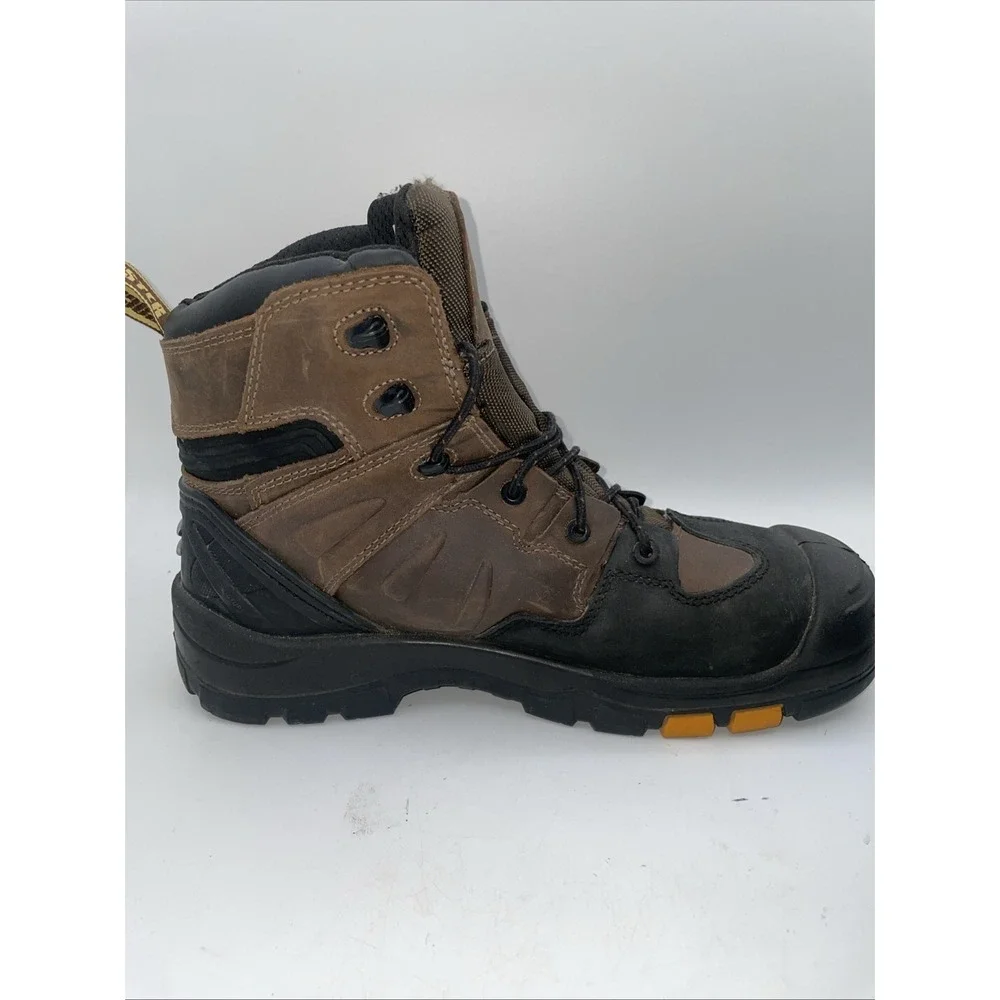 Rock Rooster Men Brown Steel Toe Boots Size 13 Slip‎ Water Resistant Industrial